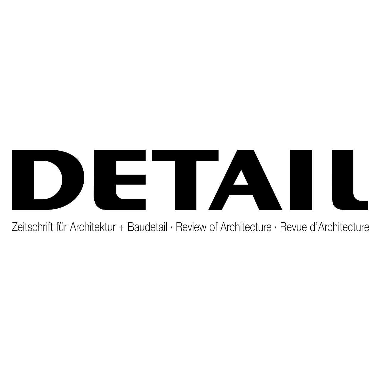 Logo Detail. Bild: DETAIL Business Information GmbH  . (1280px-Detail_Logo.svg_Quadrat)