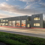 Gaus Architekten, eineinszwei – Feuerwehrarchitektur. Bild: MRP/Studio ° Michael Renner. (Datei: DieRaumgalerie_Feuerwehrhaus Jebenhausen Gaus Architekten)