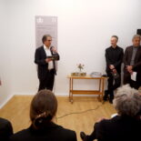 db-Wettbewerb, Preisverleihung. Bild: Der Raumjournalist Thomas Geuder. (Datei: 2024_06_db-Wettbewerb_dieRaumgalerie_06_IMG_6782)