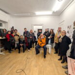 Buchvorstellung Die Werkbundsiedlung am Weißenhof - Neue Konzepte und Collagen. Bild: Der Raumjournalist Thomas Geuder.